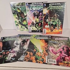 Green Lantern: Lot‎ Of 7 The New 52! Corps Uprising Third Army New Guardians